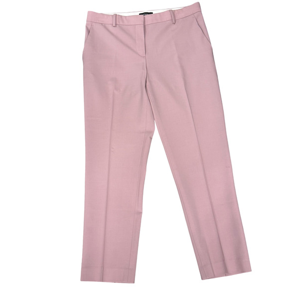 THEORY PINK ALL SEASON WOOL DRESS PANTS SIZE 6 - Picture 2 of 6